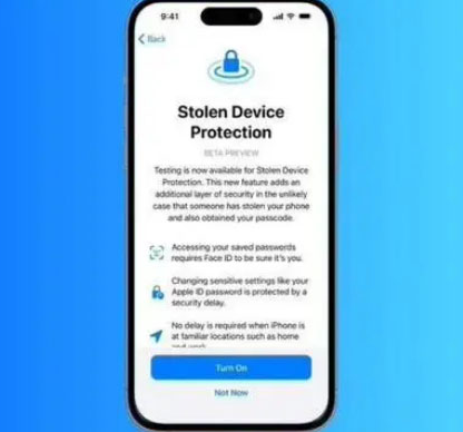 红山街道苹果授权维修店分享被盗设备保护功能开启方法 