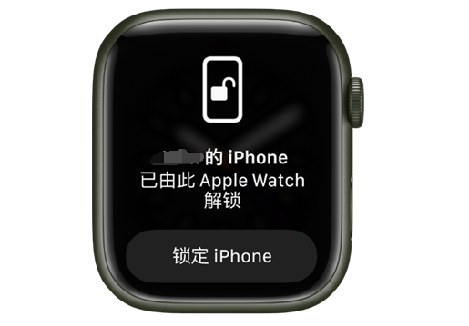 红山街道苹果手机维修分享用 AppleWatch 解锁配备面容 ID 的 iPhone方法 