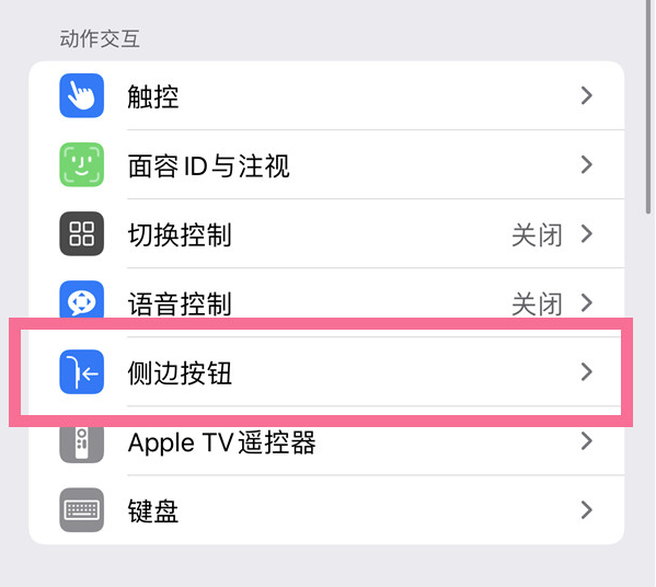 红山街道苹果14维修店分享iPhone14 Plus侧键双击下载功能关闭方法 