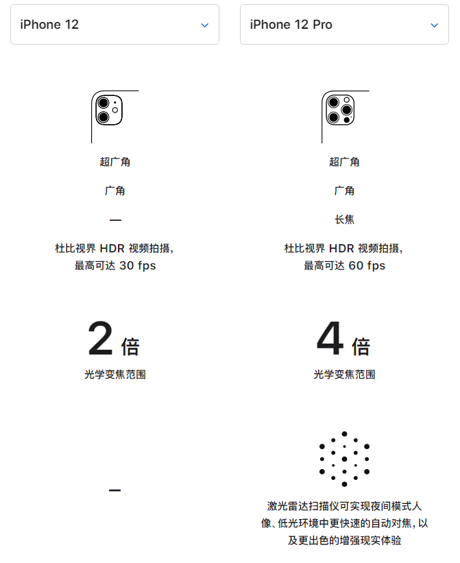 红山街道苹果手机维修分享苹果 iPhone 12 与 iPhone 12 Pro 选哪款 